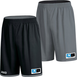 JAKO Change 2.0 Basketball Wendeshorts schwarz/steingrau S