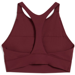 PUMA x HYROX Shapeluxe Mid Support High Neck Sport-BH Damen 96 - ruby shimmer M