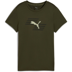 PUMA x HYROX Polyester Graphic Trainingsshirt Damen 70 -...