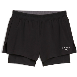 PUMA x HYROX 2in1 Trainingsshorts Damen 01 - PUMA black M