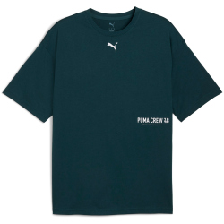 PUMA Graphic Oversized T-Shirt Herren 75 - green terrain M