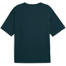 PUMA Graphic Oversized T-Shirt Herren 75 - green terrain M