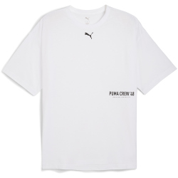 PUMA Graphic Oversized T-Shirt Herren 02 - PUMA white XXL