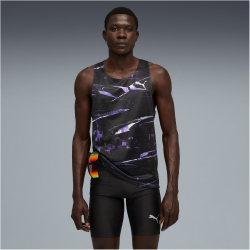 PUMA Raceday Ultraspun Print Lauf-Tanktop Herren 28 -...