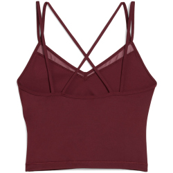 PUMA Shape Strappy Tanktop Damen 96 - ruby shimmer M