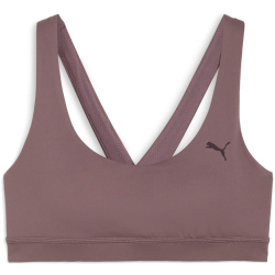 PUMA Cloudspun Mid Support Sport-BH Damen 88 - raisin L