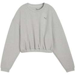 PUMA Cloudspun Crew Sweatshirt Damen 04 - light gray...