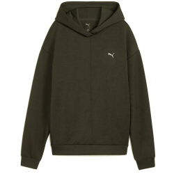 PUMA Cloudspun Hoodie Damen 70 - dark olive S