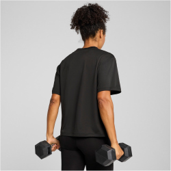 PUMA Train All Day Essential Relaxed Trainingsshirt Damen 01 - PUMA black XXL