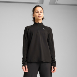 PUMA Run Velocity Cloudspun 1/4-Zip langarm Laufshirt...