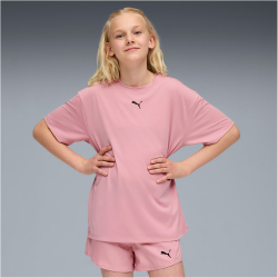 PUMA Tad Essentials Trainingsshirt Mädchen 65 - poised pink 128