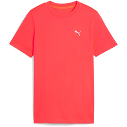 PUMA Tad Essentials Trainingsshirt Jungen 22 - glowing red/puma white 140