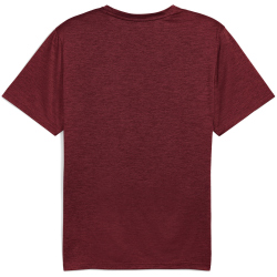PUMA Tad Essentials Heather Small Cat Trainingsshirt Herren 96 - ruby shimmer heather M