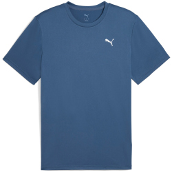 PUMA Tad Essentials Solid Small Cat Trainingsshirt Herren 80 - dark indigo M