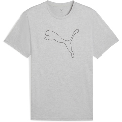 PUMA Tad Essential Heather Large Cat Trainingsshirt Herren 04 - light gray heather 3XL