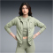 PUMA Tad Essential French Terry Kapuzenjacke Damen 82 - lux army S