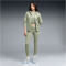 PUMA Tad Essential French Terry Kapuzenjacke Damen 82 - lux army S