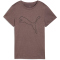 PUMA Tad Essential Heather Logo Trainingsshirt Damen 88 - raisin heather L