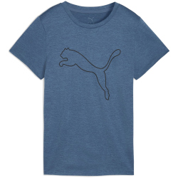 PUMA Tad Essential Heather Logo Trainingsshirt Damen 80 -...