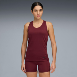 PUMA Tad Essential Racerback Tanktop Damen 96 - ruby shimmer L