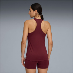 PUMA Tad Essential Racerback Tanktop Damen 96 - ruby shimmer L