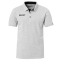 Kempa Prime Poloshirt grau/schwarz 140