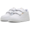 PUMA Shuffle Downtown Lo Sneaker mit Klettverschluss Kinder 01 - PUMA white/PUMA white/PUMA gold 29