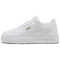 PUMA Shuffle Downtown Lo Sneaker Kinder 01 - PUMA white/PUMA white/PUMA gold 36