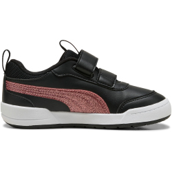 PUMA Multiflex 2 Glitz FS Sneaker mit Klettverschluss Mädchen 01 - PUMA black/rose gold 28