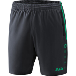 JAKO Competition 2.0 Shorts anthrazit/türkis S