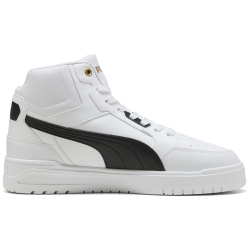 PUMA Shuffle Downtown Mid Sneaker 01 - PUMA white/PUMA black/PUMA gold 38