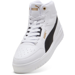 PUMA Shuffle Downtown Mid Sneaker 01 - PUMA white/PUMA black/PUMA gold 38