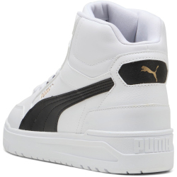 PUMA Shuffle Downtown Mid Sneaker 01 - PUMA white/PUMA black/PUMA gold 38