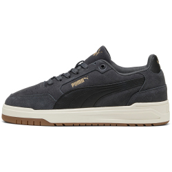 PUMA Shuffle Downtown Suede Sneaker 04 - dusky gray/puma black/puma gold 37