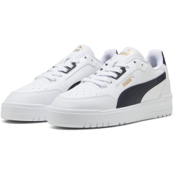 PUMA Shuffle Downtown Sneaker 04 - PUMA white/new navy/PUMA gold 39