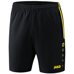 JAKO Competition 2.0 Shorts schwarz/neongelb 128