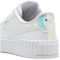 PUMA Carina 3.0 Holo 2.0 Sneaker Mädchen 01 - PUMA white/PUMA silver/mauve mist 35.5