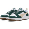 PUMA Rebound V6 Low Suede Sneaker 05 - green terrain/alpine snow/puma white 38