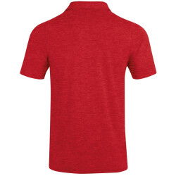 JAKO Premium Poloshirt rot meliert S