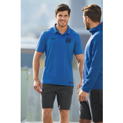 JAKO Premium Poloshirt rot meliert S