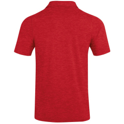 JAKO Premium Poloshirt rot meliert XXL