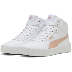 PUMA Carina 3.0 Mid Sneaker Damen 06 - PUMA white/rose quartz/PUMA gold 37