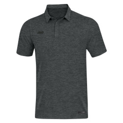 JAKO Premium Poloshirt anthrazit meliert S