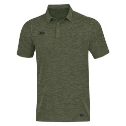 JAKO Premium Poloshirt khaki meliert S