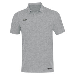 JAKO Premium Poloshirt grau meliert S