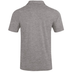 JAKO Premium Poloshirt grau meliert S