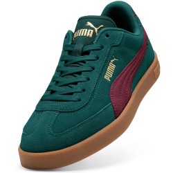 PUMA Club II Era Suede Sneaker 12 - green terrain/ruby shimmer 38