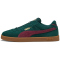 PUMA Club II Era Suede Sneaker 12 - green terrain/ruby shimmer 38
