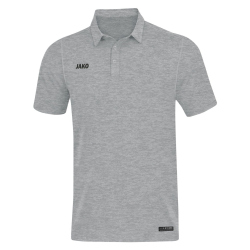 JAKO Premium Poloshirt grau meliert 3XL