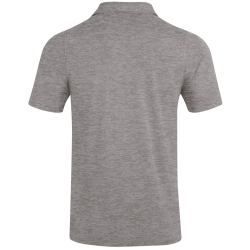 JAKO Premium Poloshirt grau meliert 3XL